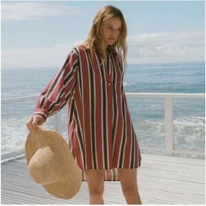 Jora dress in Montecito Stripe